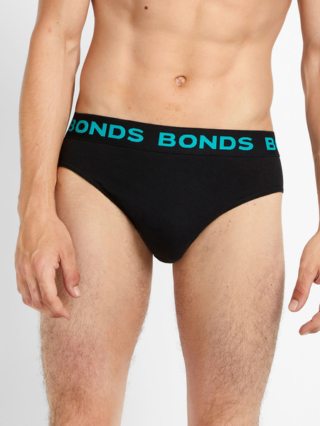 Bonds 5 Pack Mens Assorted Colour Cotton Hipster Briefs Comfy Undies  Underwear 