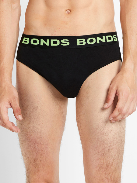 Bonds Mens 5 Pack Hipster Underwear Men's Briefs Black Red Blue S M L Xl Xxl