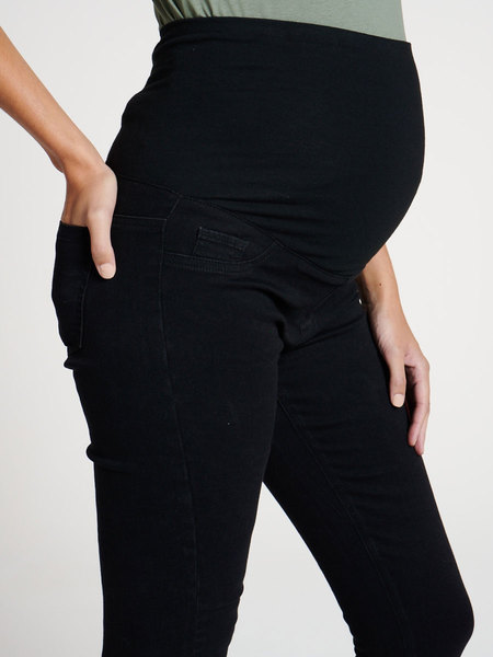 Womens Maternity Mid Rise Skinny Jean
