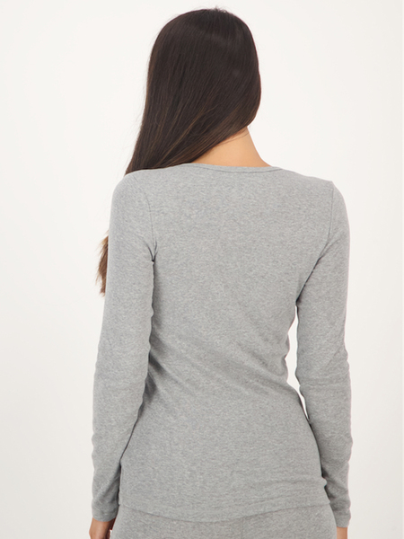 Thermal Brushed Cotton Long Sleeve Top Underworks