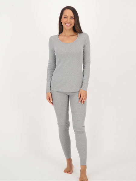 Thermal Brushed Cotton Long Sleeve Top Underworks