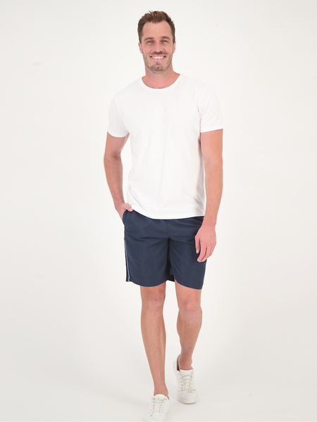 Navy blue Mens Active Microfibre Short With Piping | Best&Less™ Online