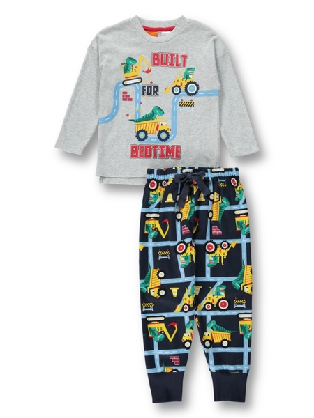 Toddler Boys Knit Flannelette Pyjamas