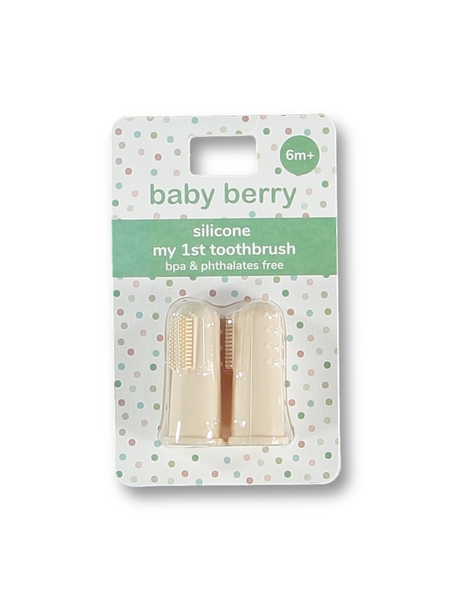 Baby 2 Pack Silicone Finger Tooth Brush