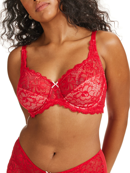 Brazilian Bikini (Red)  Cheeky Cut - Kayser Lingerie