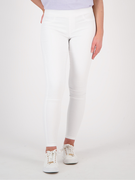 White Womens Soft Touch Jegging
