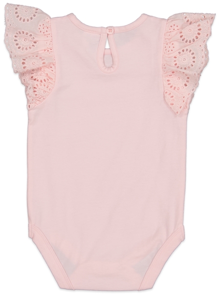 Baby Cotton Elastane Frill Sleeve Bodysuit