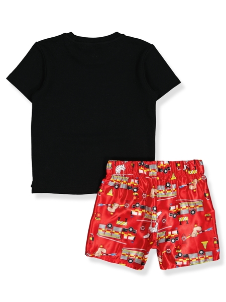 Black Toddler Boys Knit Satin Pyjama | Best&Less™ Online