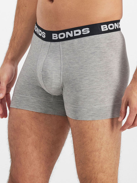 Bonds Everyday Trunk MWQ8 New Grey Marle Mens Underwear
