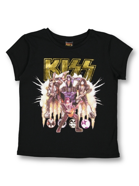 Kiss Girls Summer Short Sleeve T-Shirt