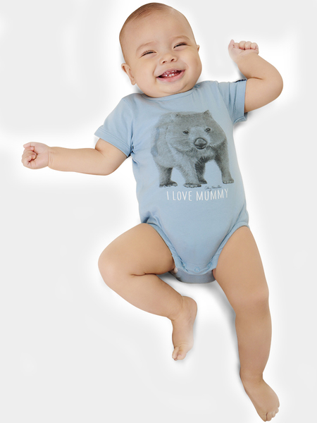 Baby Australian Cotton Cathy Hamilton Bodysuit