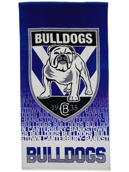 Bulldogs NRL Adult Towel