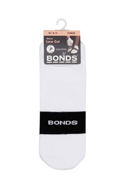 Bonds Move Low Cut Sock 2Pk