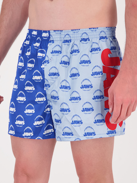 Jaws Mens Summer Boxer Shorts
