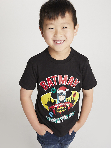 Batman Boys Summer Short Sleeve T-Shirt
