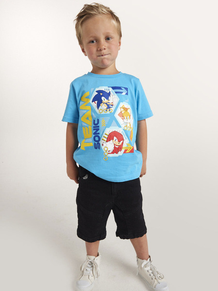 Multi colour Sonic Boys Short Sleeve T-Shirt