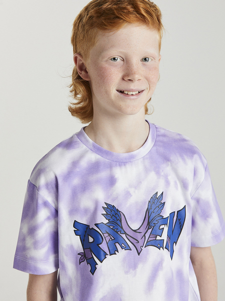 T-Shirt Raglan - Sunny Boy Surfer Purple / Am