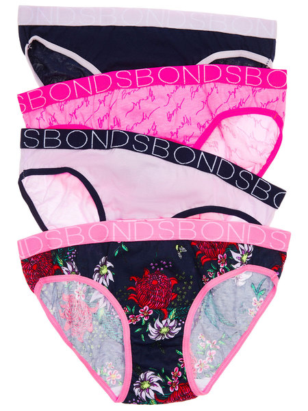 Bonds, Accessories, Bonds Australia Girls Underwear Bundle 34 3t 4t  Cotton Neon Htf Toddler Kids