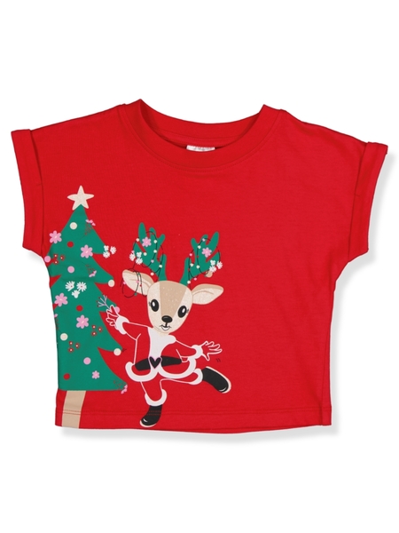 Toddler Girl Christmas T-shirt