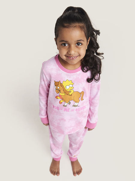 Light pink Simpsons Girls Pyjamas