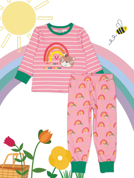 Toddler Girls Lily And Sid Knit Pj