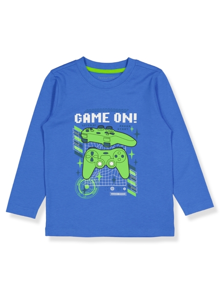Medium blue Boys Print T-Shirt | Best&Less™ Online
