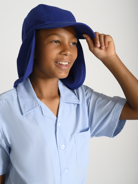 Kids School Legionnaire Cap - Royal Blue