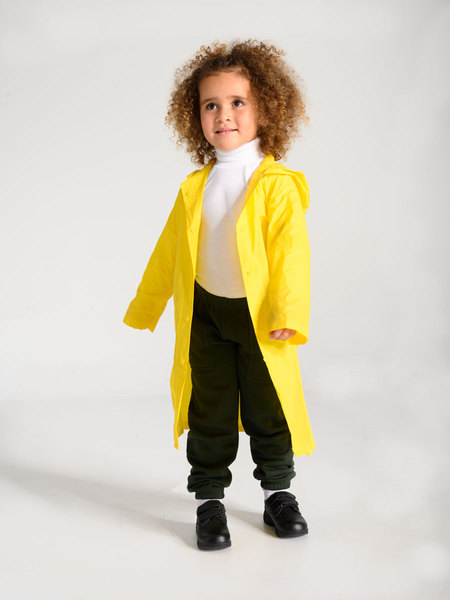 Kids School Raincoat - Medium Yellow