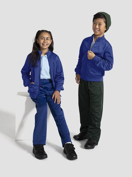 Kids School Tricot Jacket - Royal Blue