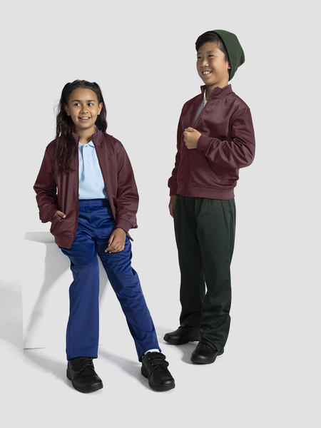 Kids School Tricot Jacket - Maroon