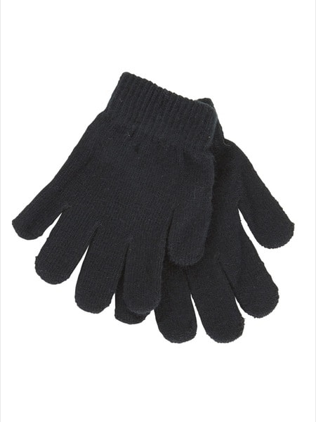 Kids School Gloves - Black