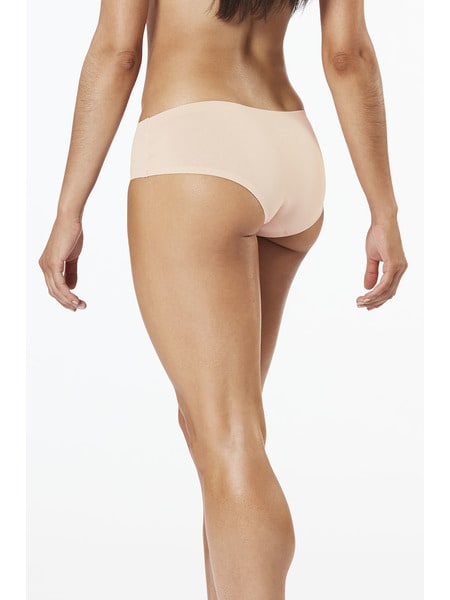 Underworks Women's Laser Cut Skimpy Boyleg Briefs 2 Pack - Nude