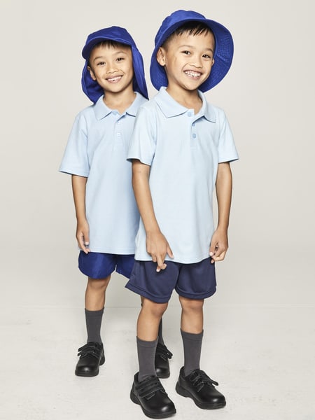 Kids Microfibre School Bucket Hat - Royal Blue