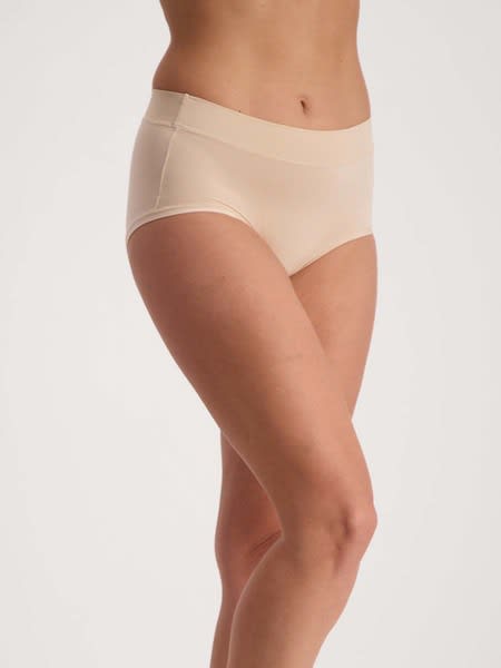 Underworks Women's Laser Cut Skimpy Boyleg Briefs 2 Pack - Nude