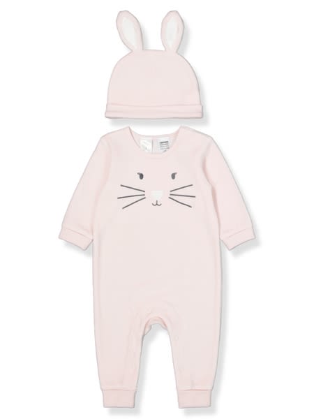 Baby Bunny Romper And Hat Set