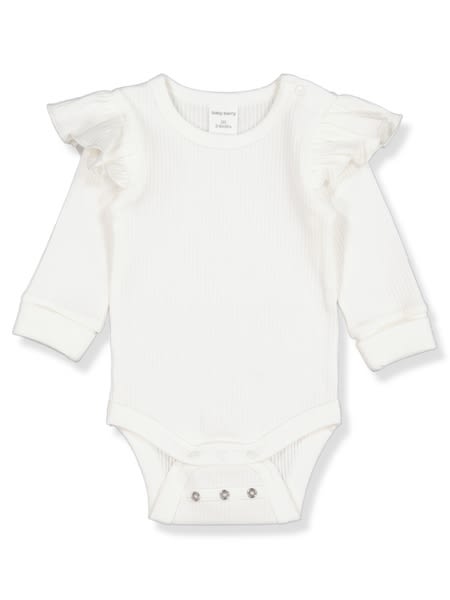 Baby Long Sleeve Frill Bodysuit