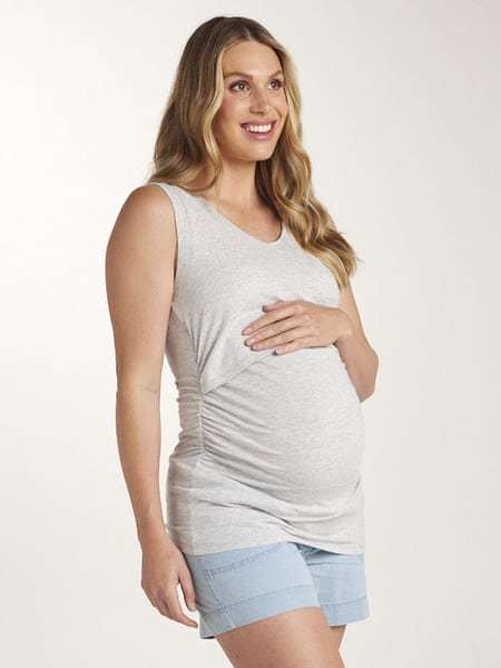Womens Australian Cotton Blend Maternity Tank