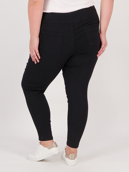 Black Womens Plus Size Soft Touch Jegging | Best&Less™ Online