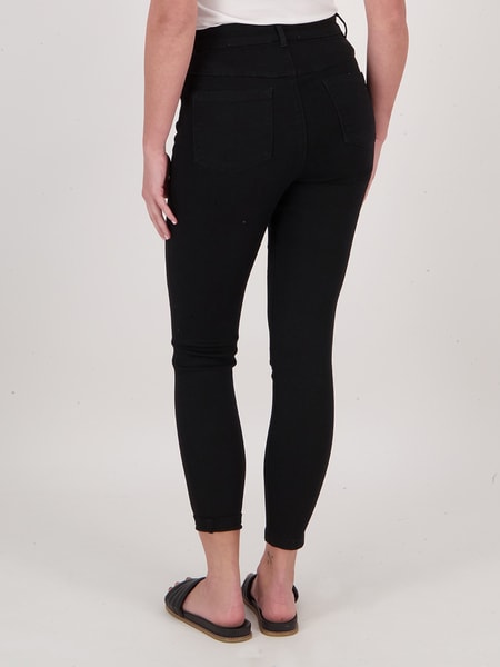 Black Soft Touch High Rise Skinny Jean | Best&Less™ Online