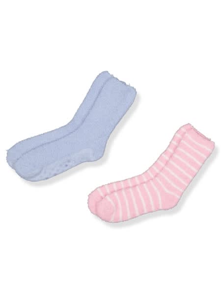 Bed Sock 2 Pack Marshmallow