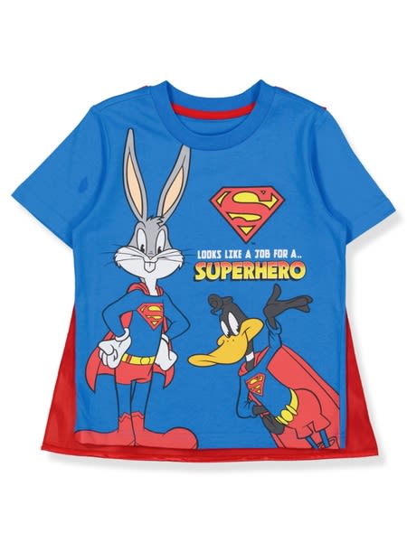 Kids Warner Bros. Cape And T-Shirt