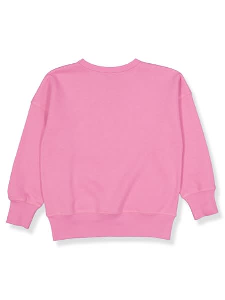 Girls Australian Cotton Blend Basic Fleece Sweater