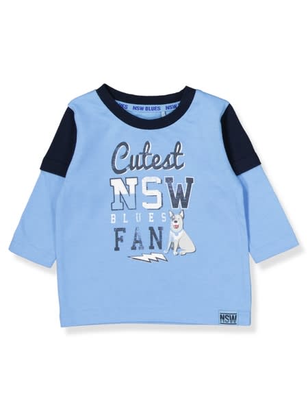NSW Blues State Of Origin Baby LS Tee