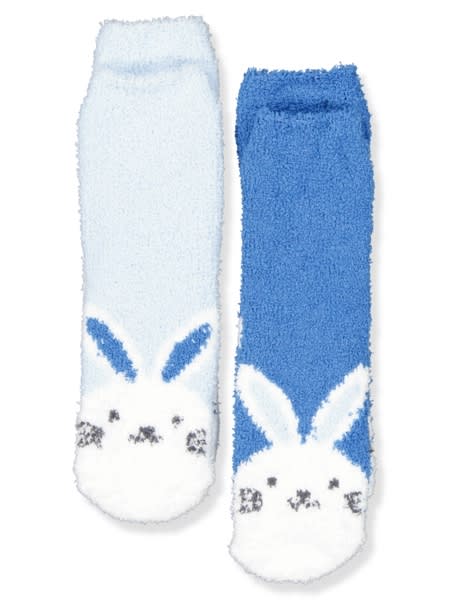 Kids 2 Pack Marshmallow Bed Socks
