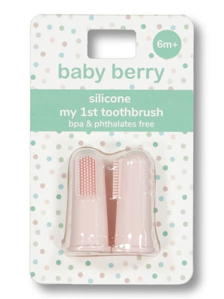 Baby 2 Pack Silicone Finger Tooth Brush