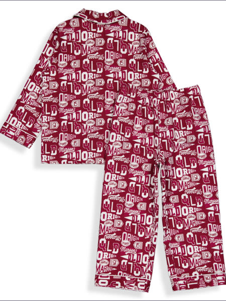 QLD Maroons State Of Origin Youth PJ Set