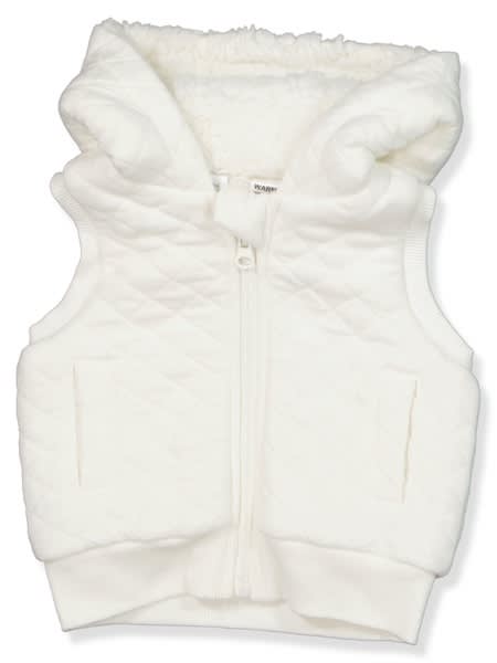 Baby Sherpa Lined Quilted Fleece Vest