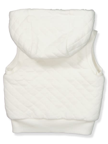 Baby Sherpa Lined Quilted Fleece Vest