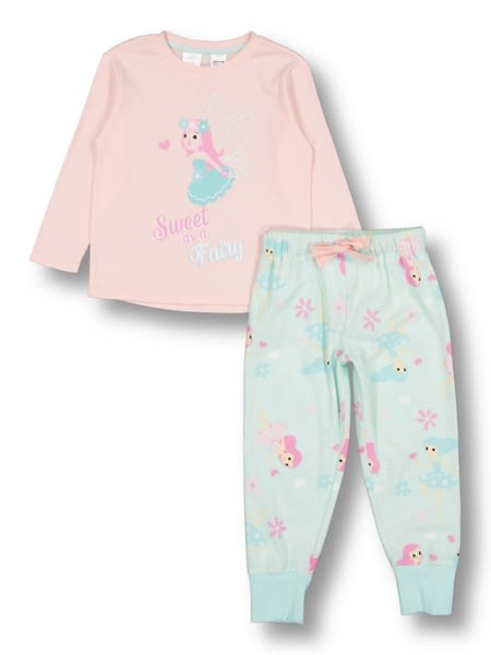 Toddler Girls Knit Flannel Pyjama