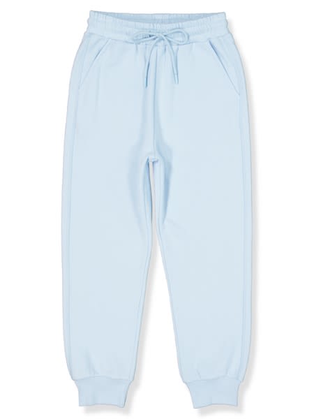 Cotton-blend Sweatpants - Light blue - Ladies